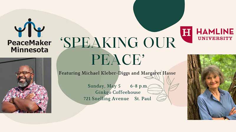 Speaking Our Peace Event at Gingko coffeehouse
