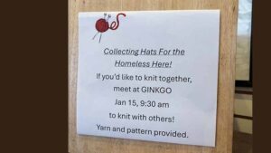Knitting Hats for the Homeless